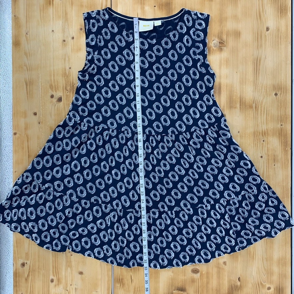 Maeve by Anthropologie Lisanne Textured Circle Babydoll Dress Sz S - Picture 16 of 16
